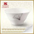 Wholesale royal bone china ware, ceramic decal rice bowl